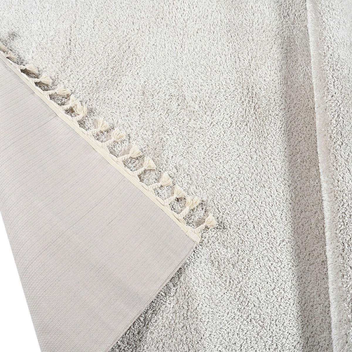 Χαλί (200X280) Polcarpet Silky Shaggy Beige Home Χαλιά Σαλονιού Spitishop