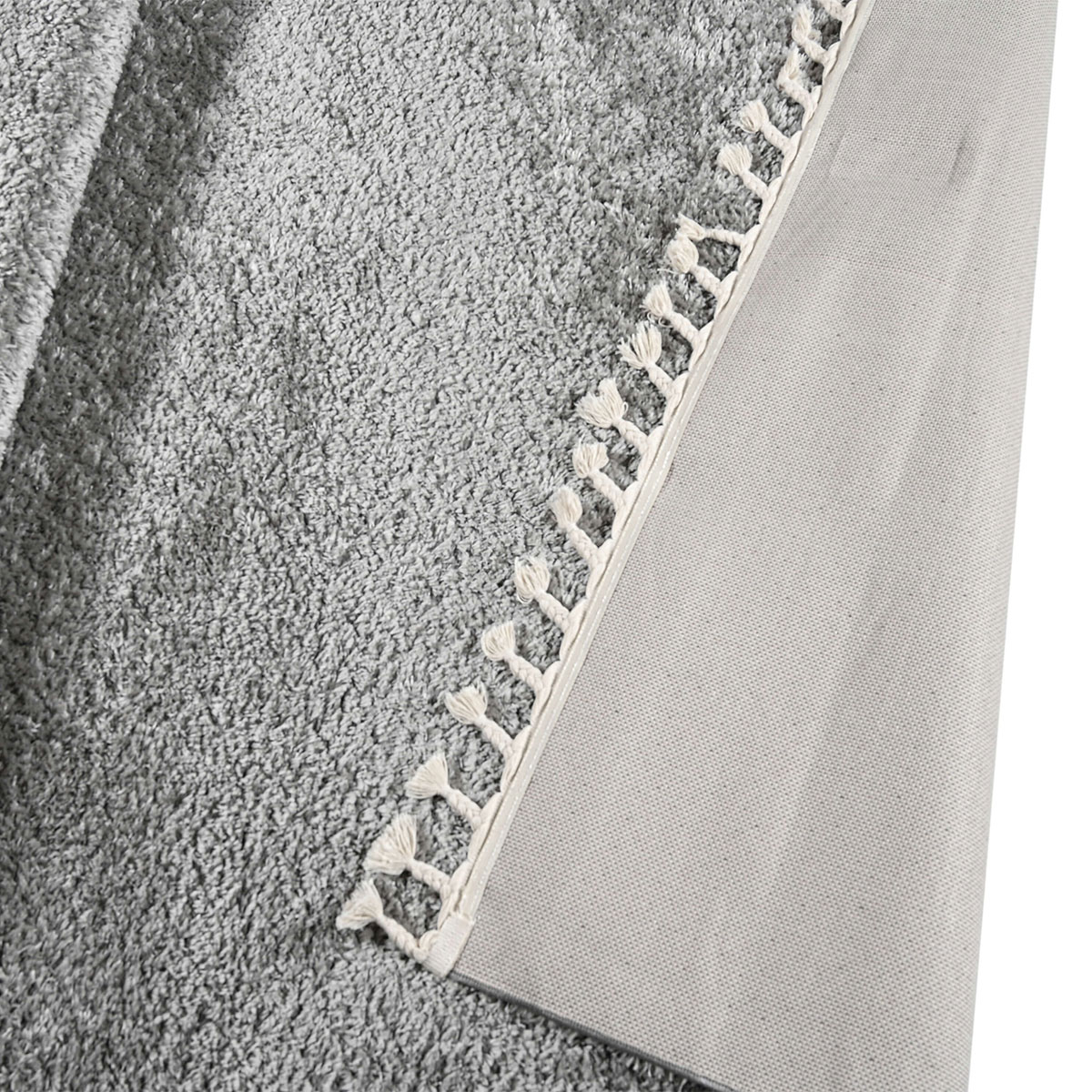 Χαλί (200X280) Polcarpet Silky Shaggy D Grey Home Χαλιά Σαλονιού Spitishop