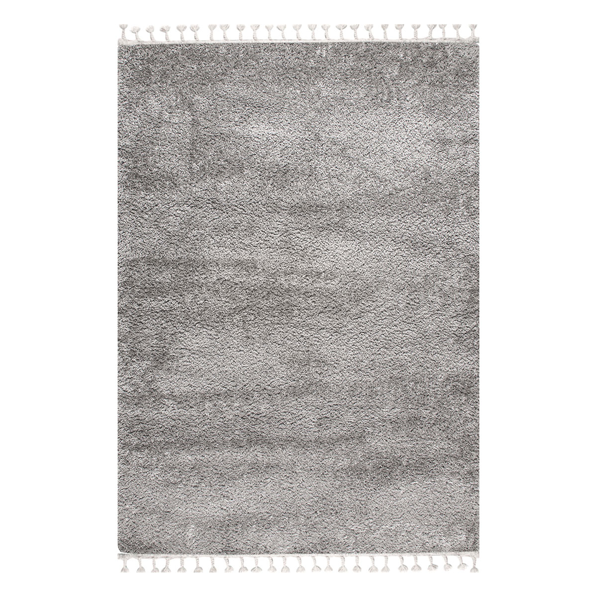 Χαλιά Κρεβατοκάμαρας (Σετ 3Τμχ) Polcarpet Silky Shaggy D Grey Home Σετ Spitishop