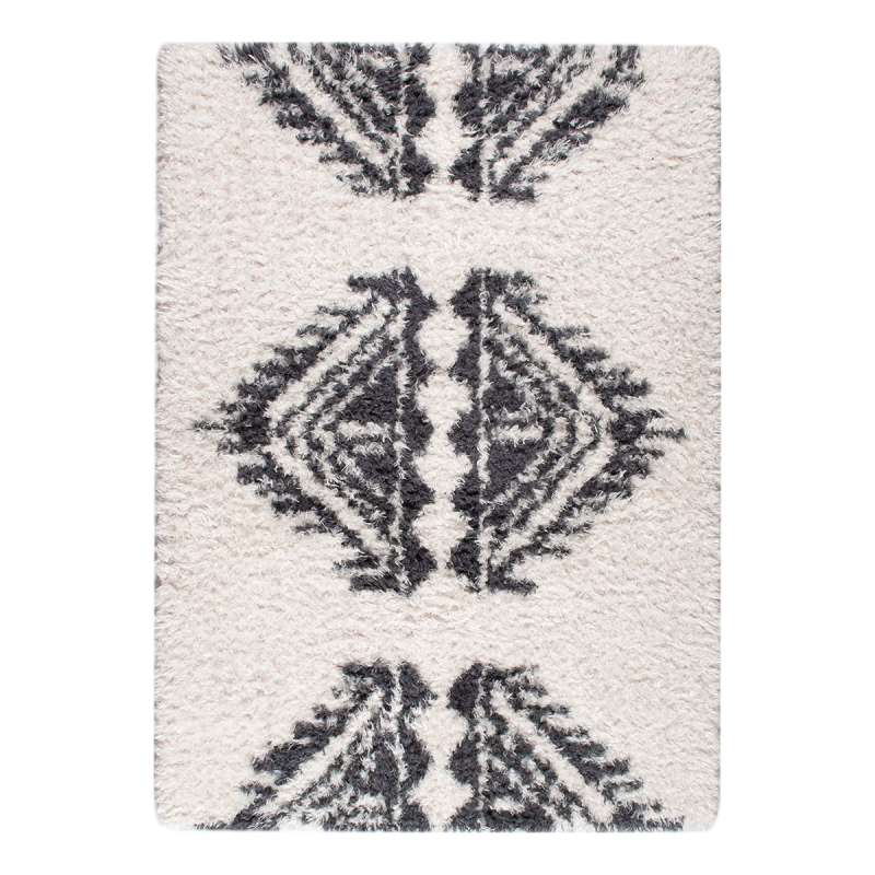 Χαλί (160x230) Polcarpet New Flokati 374 Beige/D.Grey