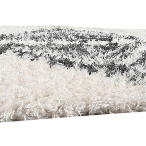 Χαλί (160x230) Polcarpet New Flokati 374 Beige/D.Grey