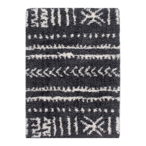 Χαλί (200x280) Polcarpet New Flokati 383 D.Grey/Beige