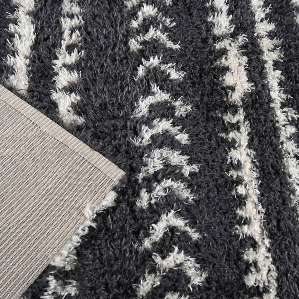 Χαλί (200x280) Polcarpet New Flokati 383 D.Grey/Beige