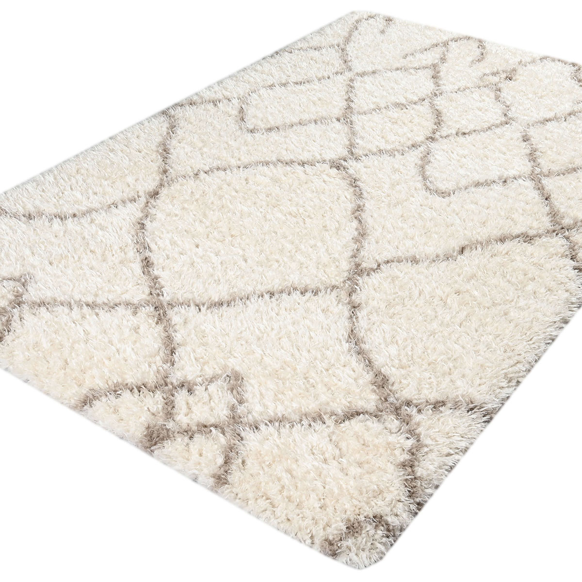 Χαλί (200X280) Polcarpet New Flokati 587 Beige Home Χαλιά Σαλονιού Spitishop