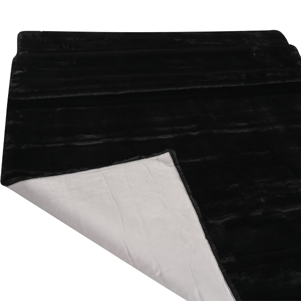 Χαλί Γούνινο (160x230) Polcarpet Rabbit Black