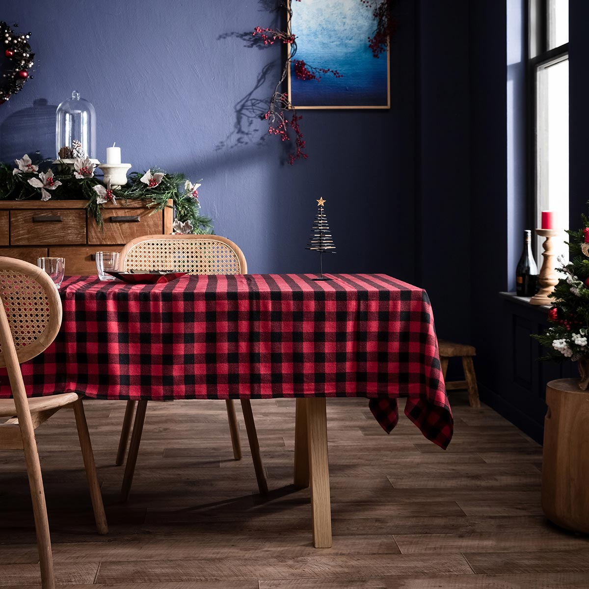 Χριστουγεννιάτικο Τραπεζομάντηλο (145X220) Gofis Home Xmas 520 Χριστουγεννιάτικα Τραπεζομάντηλα Spitishop