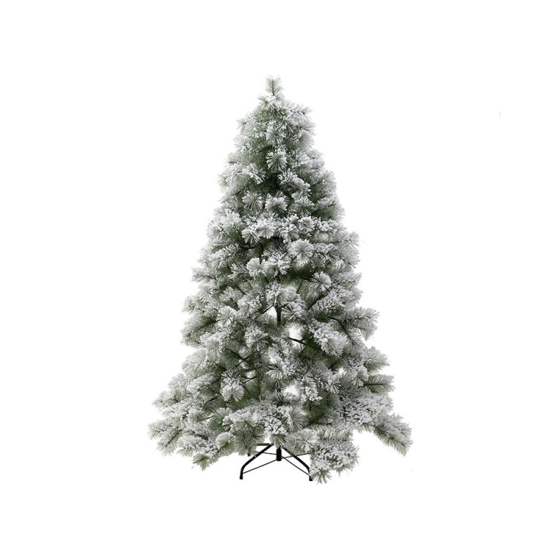 Χριστουγεννιάτικο Δέντρο Κλασικό Χιονισμένο 180εκ./367 Κλαδιά Με Μεταλλική Βάση InArt 2-85-125-0017