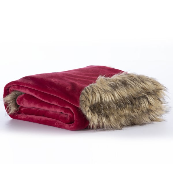 Κουβέρτα Καναπέ (130x180) Nef-Nef Tinsel Red