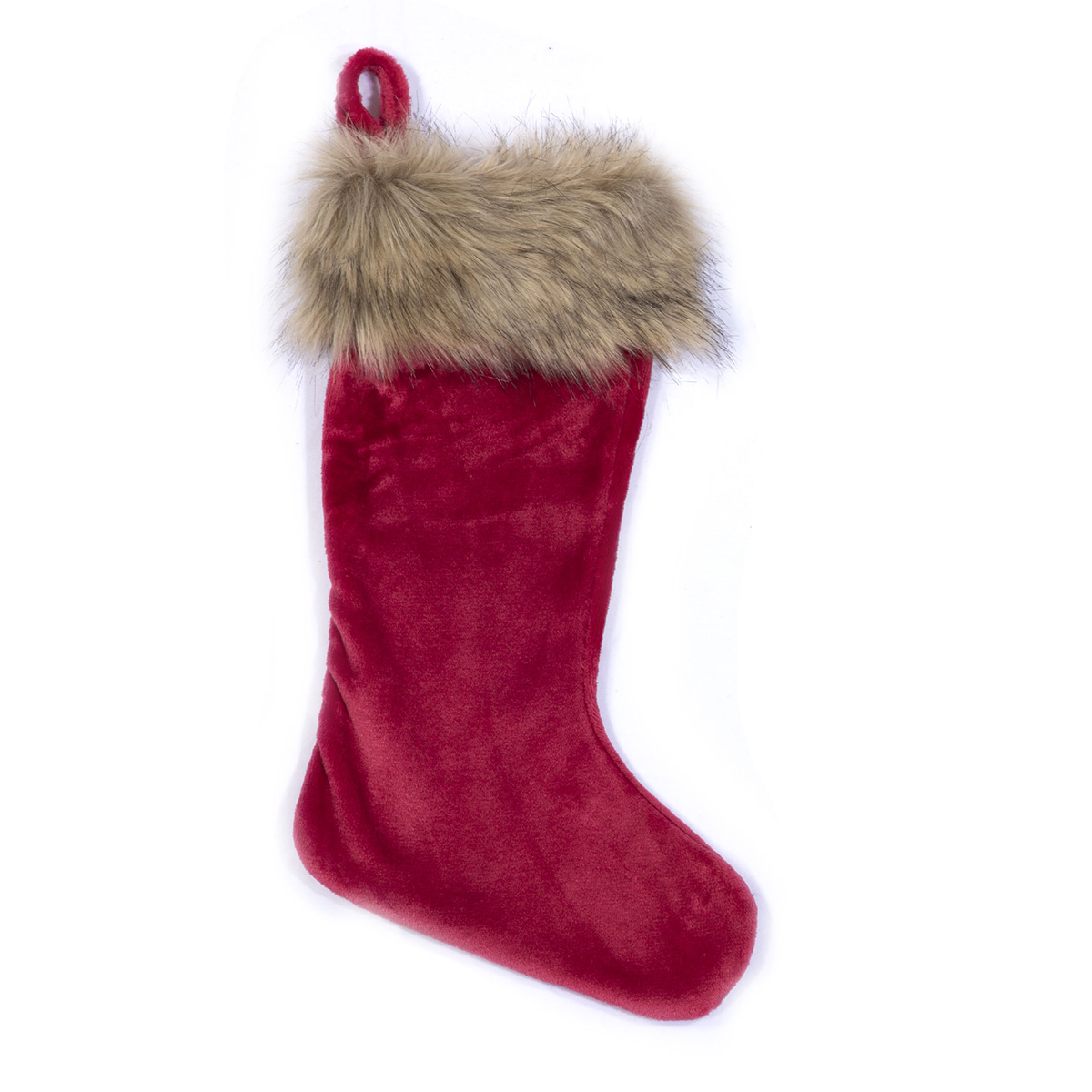 Χριστουγεννιάτικη Κάλτσα (16×27) Nef-Nef Tinsel Red