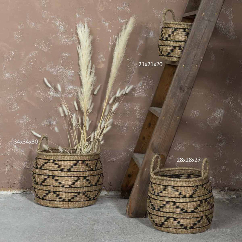 Καλάθι Αποθήκευσης (Φ28x27) Nima Baskets Samira
