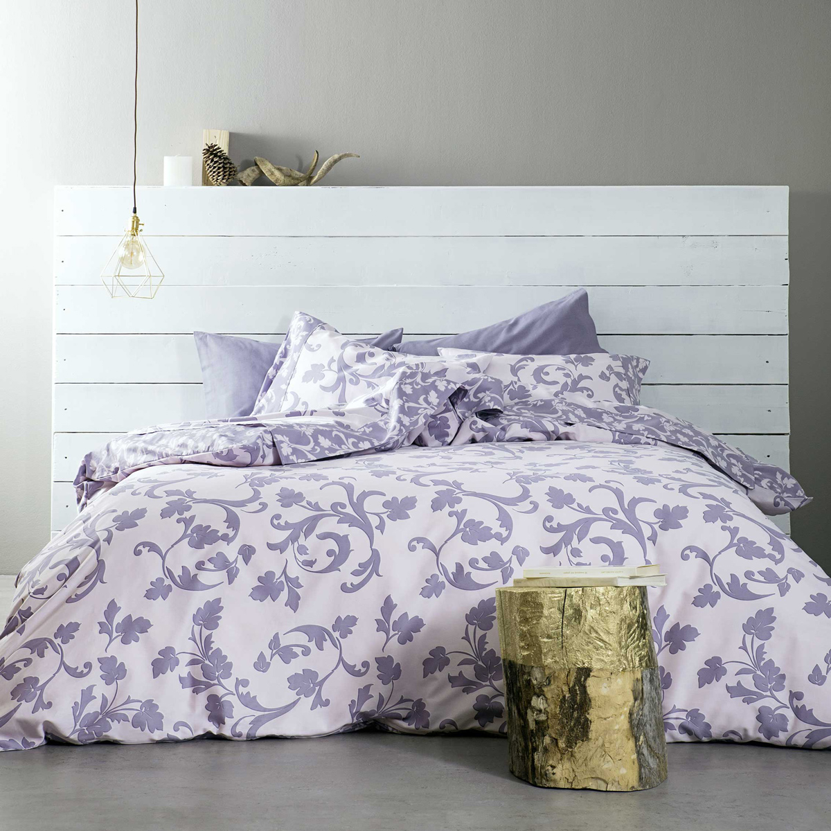 Παπλωματοθήκη Υπέρδιπλη (Σετ) Nima Bed Linen Goia Purple