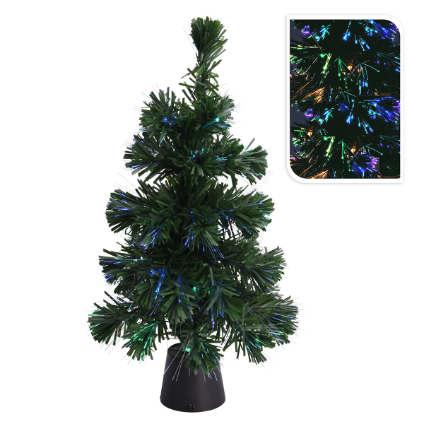 Χριστουγεννιάτικο Δέντρο Επιτραπέζιο 40εκ./45 Κλαδιά Με Fiber Led K-M ABR510800