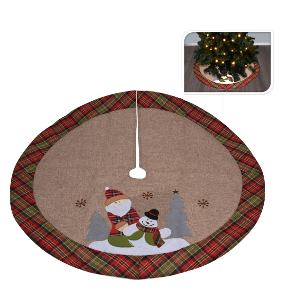 Χριστουγεννιάτικη Ποδιά Δέντρου (Φ90) K-M Jute AAF518080