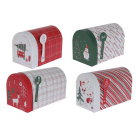 Χριστουγεννιάτικα Κουτιά Αποθήκευσης (Σετ 4τμχ) K-M Postbox ADB300330