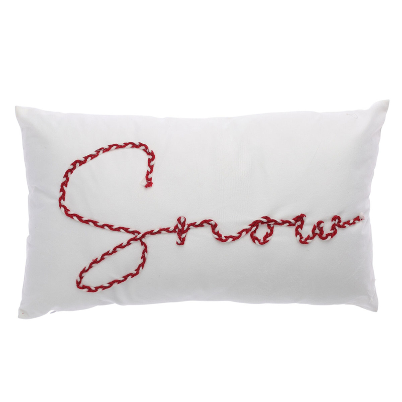 Χριστουγεννιάτικο Βελουτέ Μαξιλάρι (30x50) K-M Snow CAL211250