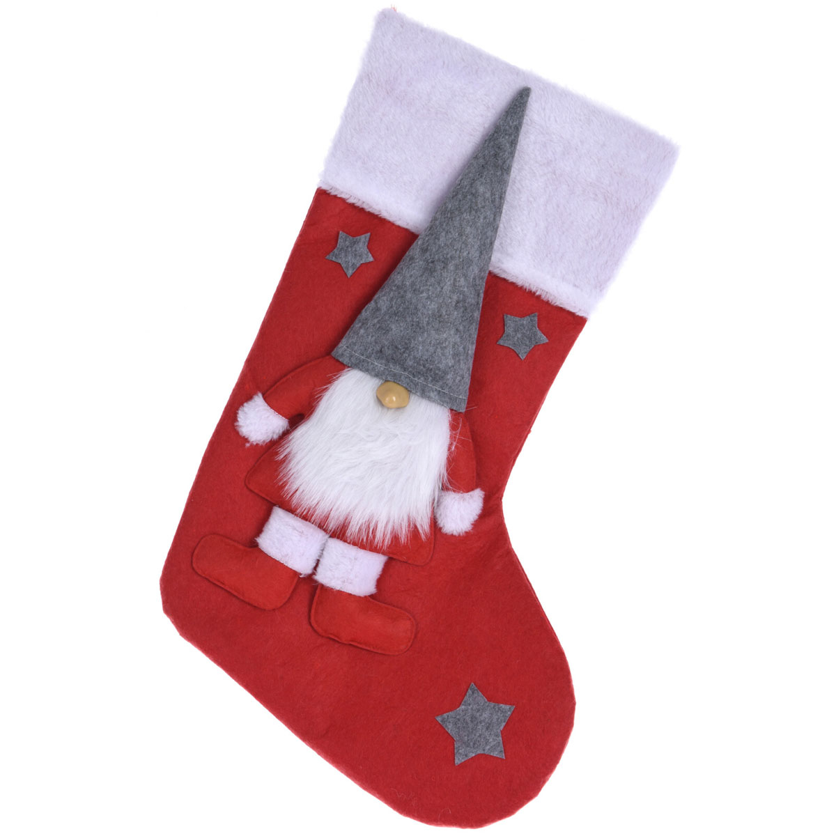 Χριστουγεννιάτικη Κάλτσα (28×47) K-M Gnome Red AAF517220