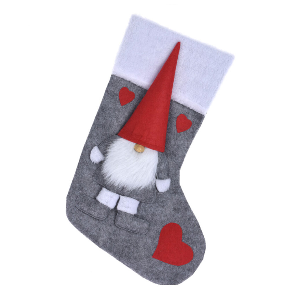 Χριστουγεννιάτικη Κάλτσα (28×47) K-M Gnome Grey AAF517220