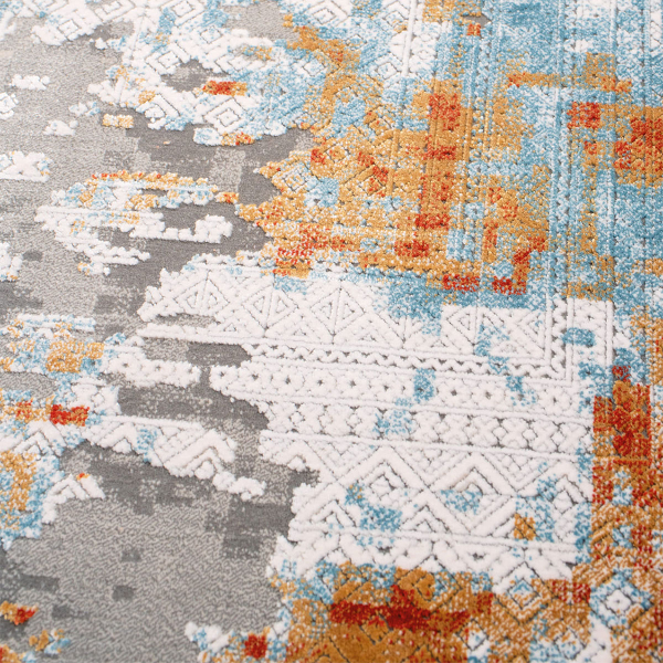 Χαλί Διαδρόμου (80x150) Βιοκαρπέτ Chagall 7567A White/Grey