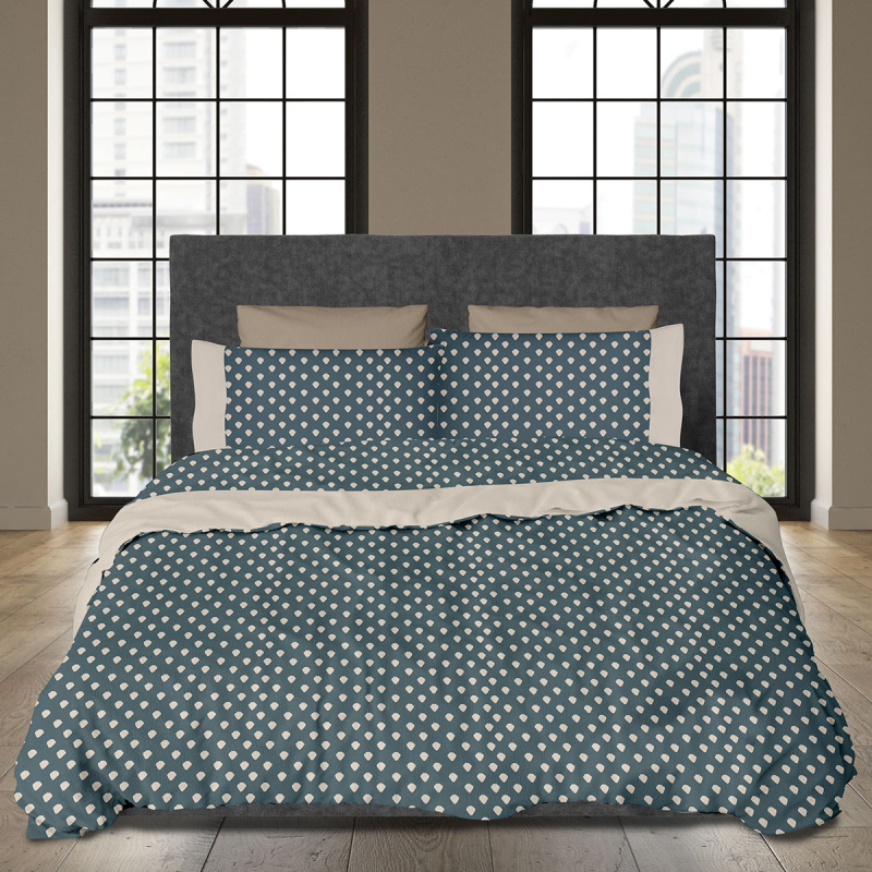 Παπλωματοθήκη Υπέρδιπλη (Σετ 220x240) Makis Tselios Drops