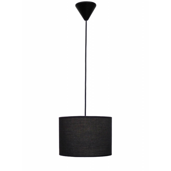 Φωτιστικό Οροφής Μονόφωτο Heronia 14-0140 Black