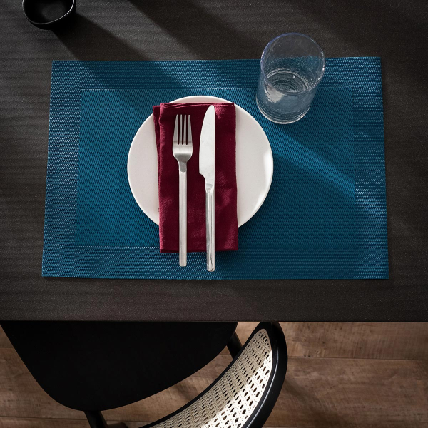 Σουπλά & Πετσέτες Φαγητού (Σετ 8τμχ) Gofis Home Waverly Jean Blue 132/09