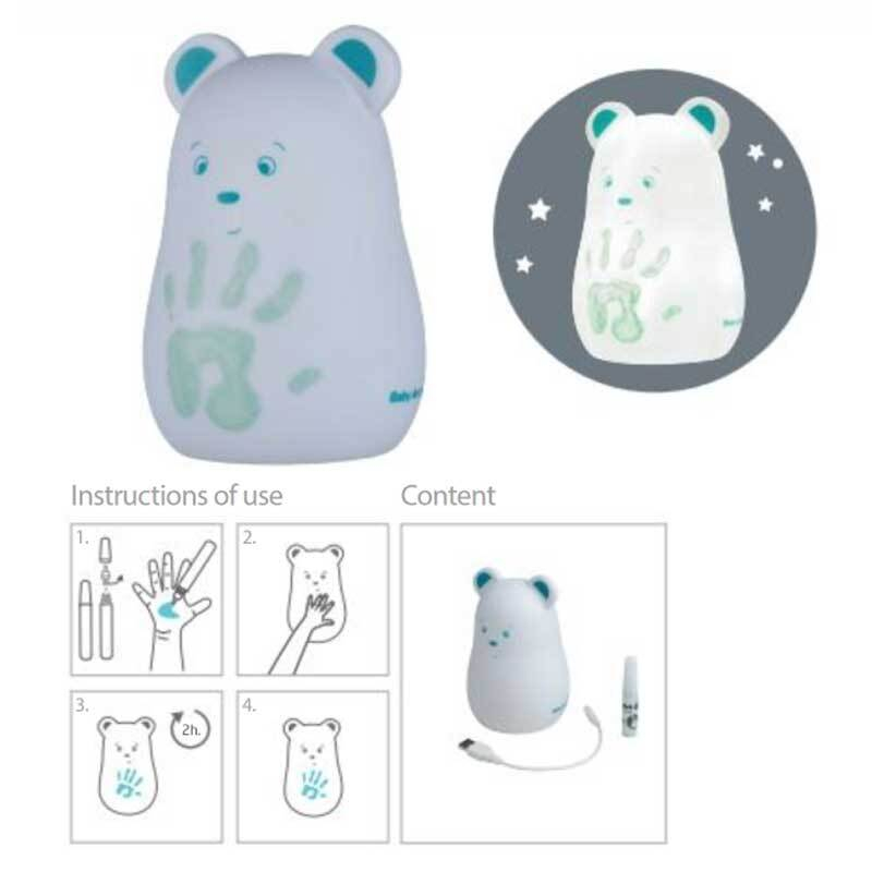 Παιδικό Φωτάκι Νυκτός Led (Φ9 5X14 3) Baby Art Buddy Crystal Br75784 Home Φωτιστικά Παιδικά Spitishop