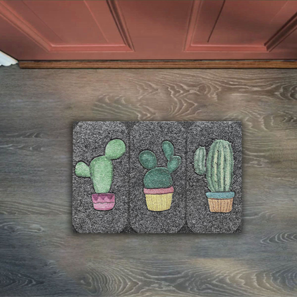 Πατάκι Εισόδου (40x60) San Lorentzo Paint Cactus Grey