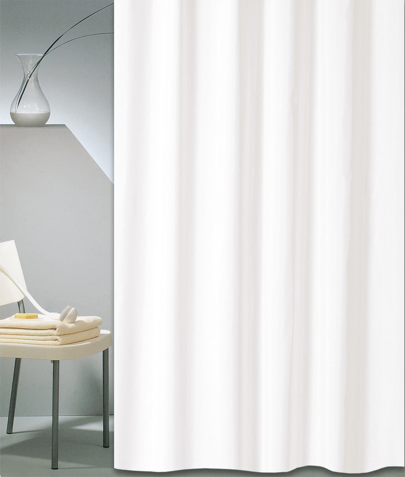Κουρτίνα Μπάνιου (180×220) San Lorentzo Solid White