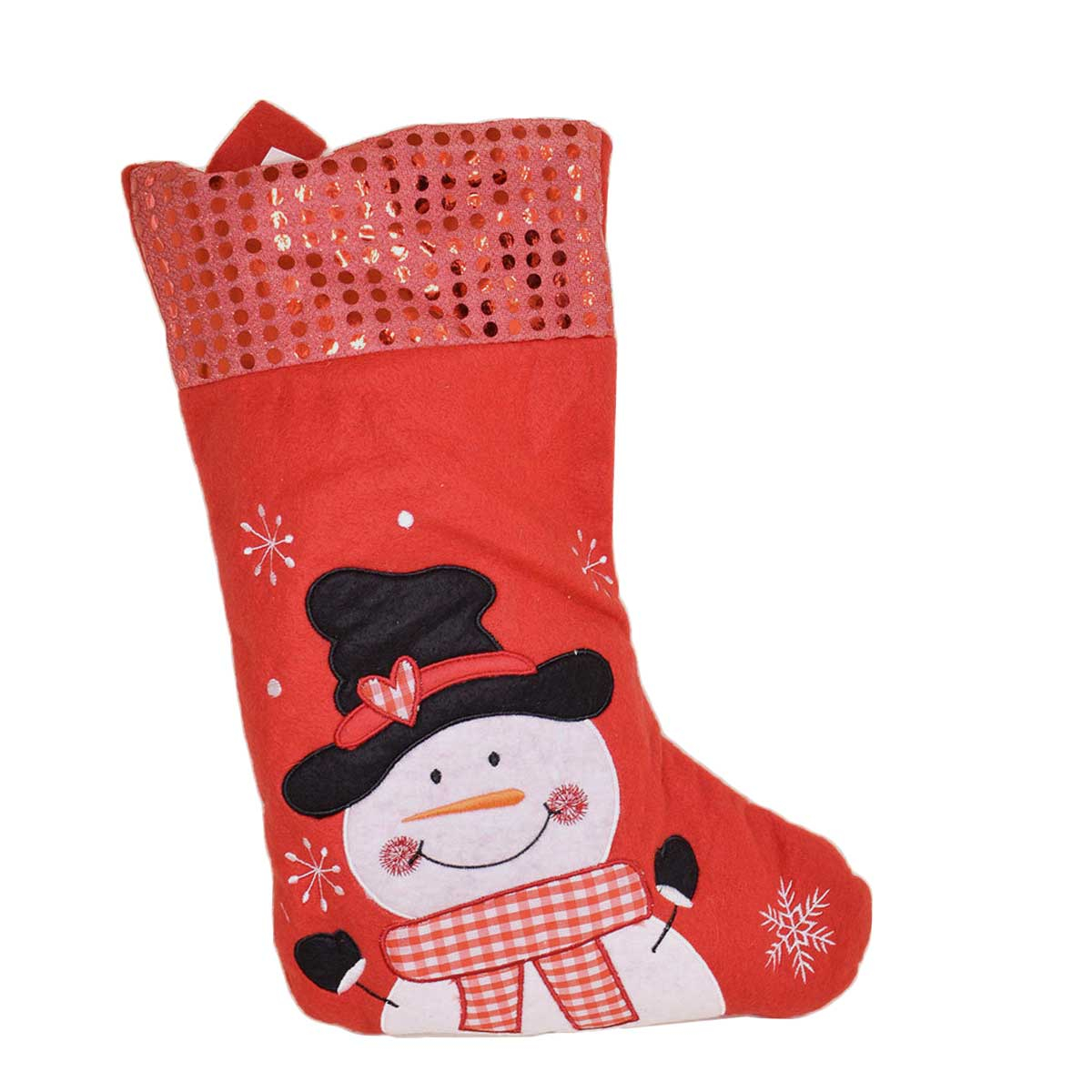 Χριστουγεννιάτικη Κάλτσα (25x40) K-M Red Snowman 2 AAF518050