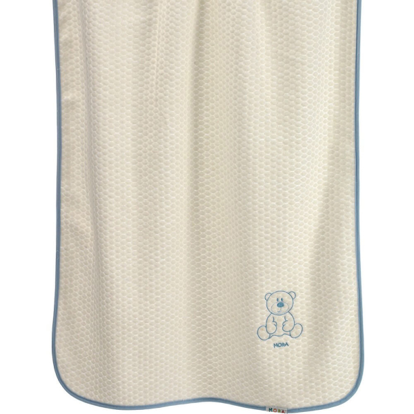 Κουβέρτα Βελουτέ Αγκαλιάς (80x110) Morven Bambi M50 Γαλάζιο