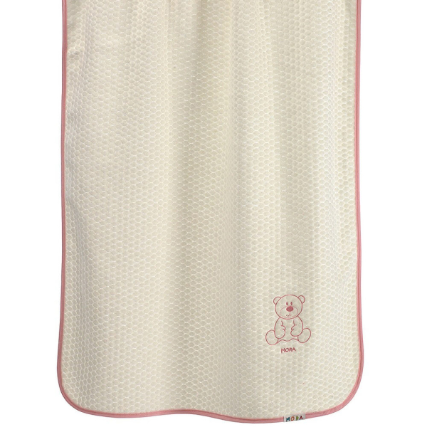 Κουβέρτα Βελουτέ Αγκαλιάς (80x110) Morven Bambi M50 Ροζ