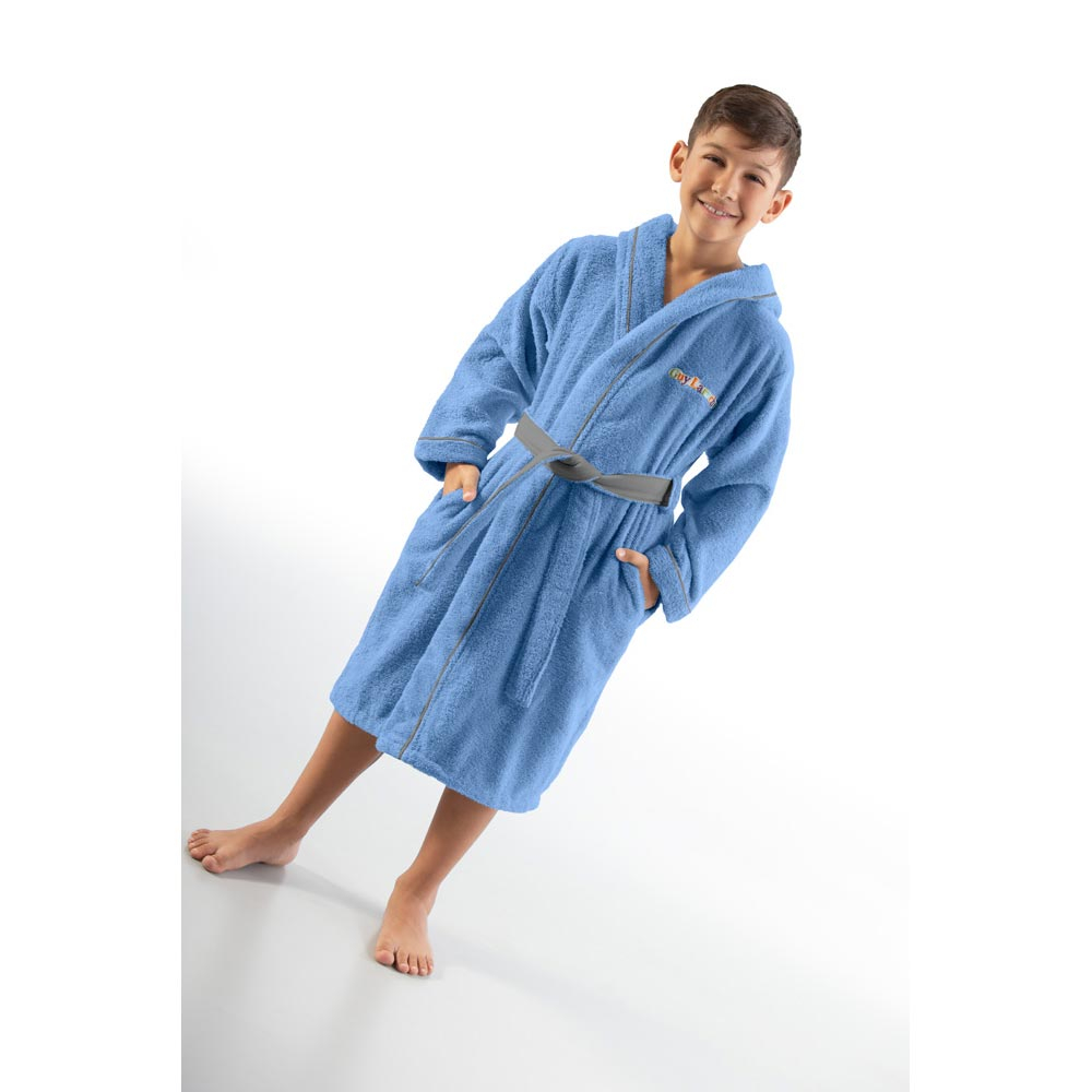 Παιδικό Μπουρνούζι Guy Laroche Kiddies Blue 10-12 Ετών Home Παιδικά Μπουρνούζια - Βρεφικά Spitishop