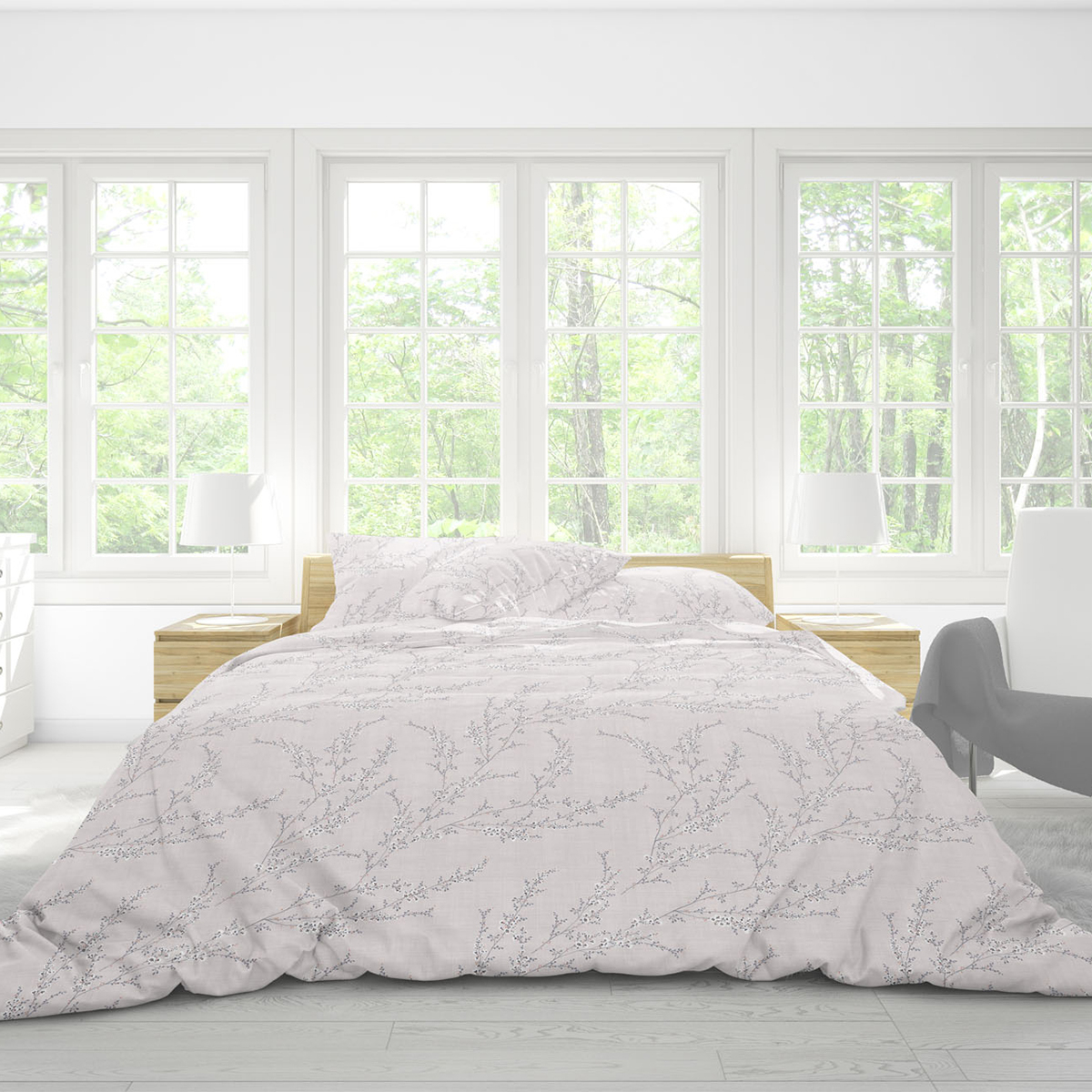 Πάπλωμα Μονό (Σετ 160X240) Anna Riska Premium 5006 Home Λευκά Είδη Κρεβατοκάμαρας Παπλώματα Μονά Spitishop