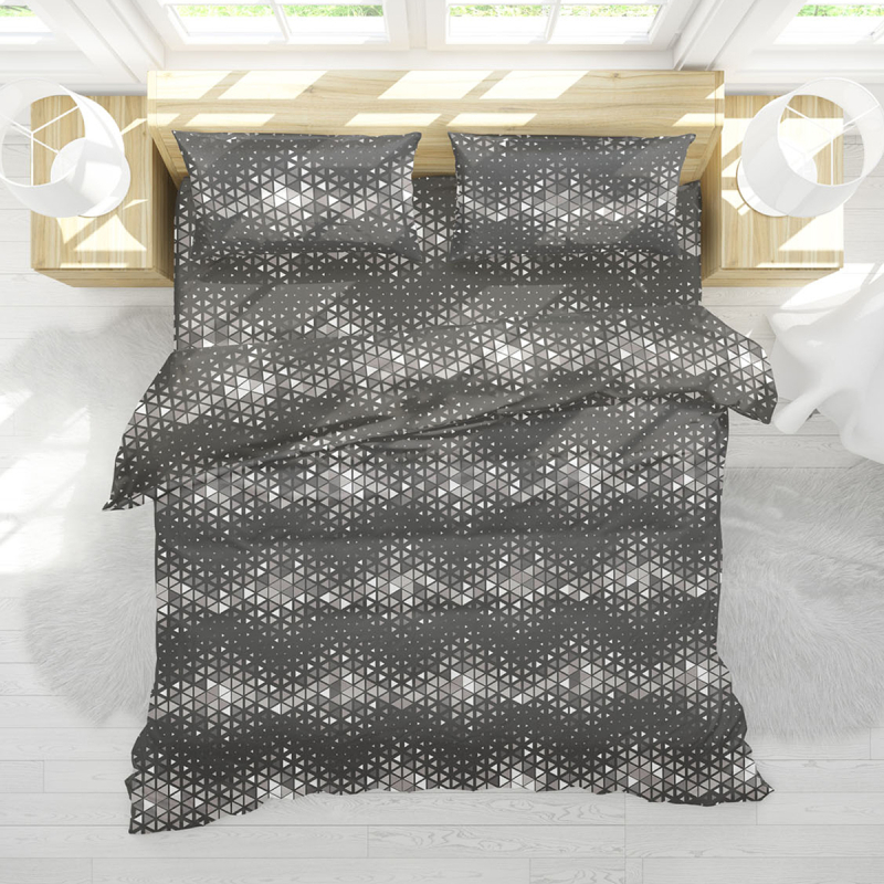 Σεντόνια Υπέρδιπλα (Σετ) Viopros Fresh Κάρτερ Ανθρακί