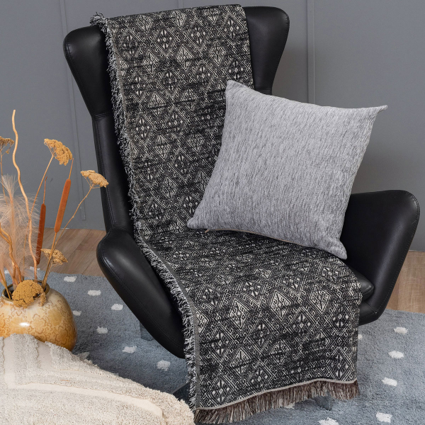 Ριχτάρι Καναπέ Τετραθέσιου (180x320) Palamaiki Villa Black