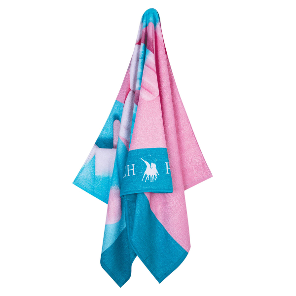 Παιδική Πετσέτα Θαλάσσης (70x140) Greenwich Polo Club 3721 Pink/Ciel