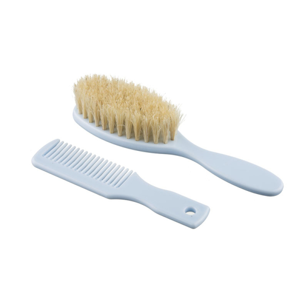 Βρεφικό Σετ Βούρτσα + Χτένα Akuku Κουκουβάγια A0457 Γαλάζιο