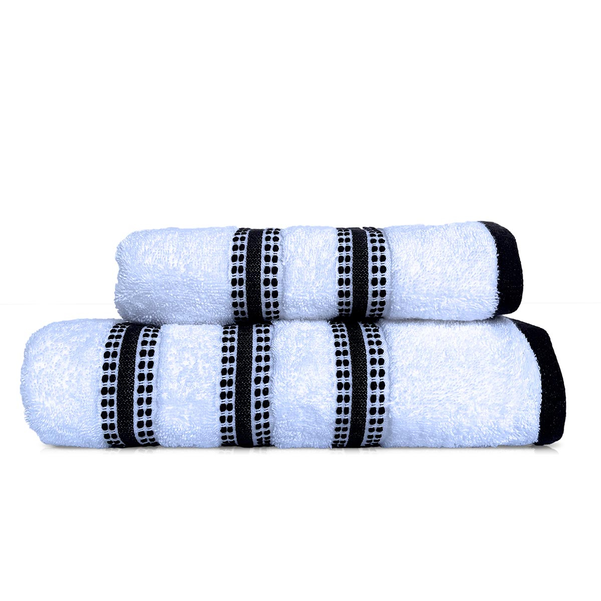 Πετσέτες Μπάνιου (Σετ 2τμχ) Nef-Nef Choice White 450gsm