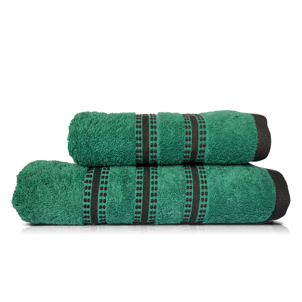 Πετσέτες Μπάνιου (Σετ 2τμχ) Nef-Nef Choice Green 450gsm