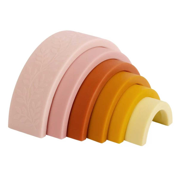 Πυραμίδα Στοίβαξης Α Little Lovely Company Rainbow Sunset SISTSU01