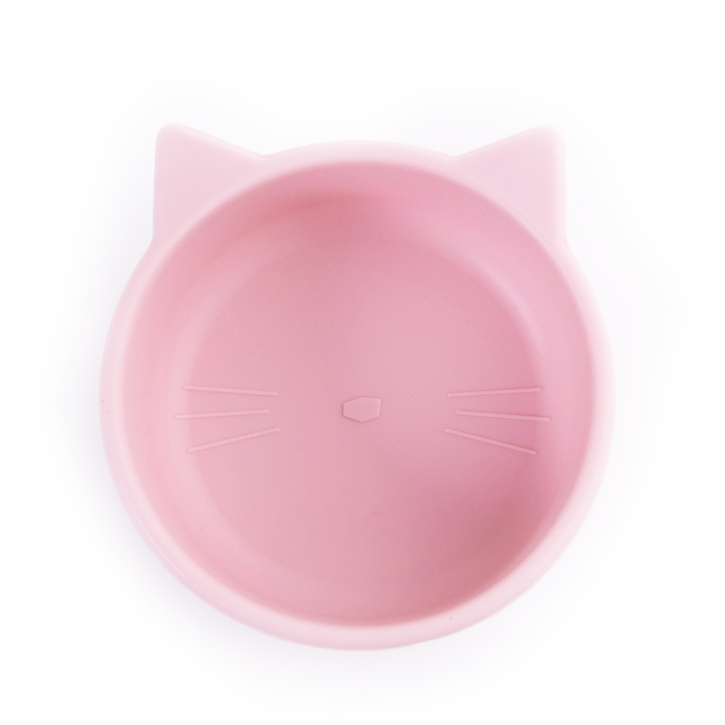 Μπωλ Σιλικόνης (12×11.5×5.7) Babywise Γατούλα SLW021 Pink