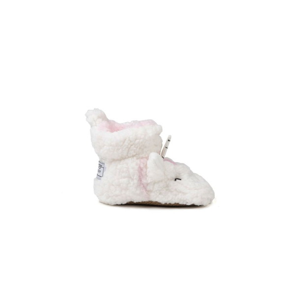 Παντόφλες Παιδικές Μποτάκια Cozy Sole White Pink Unicorn 30050