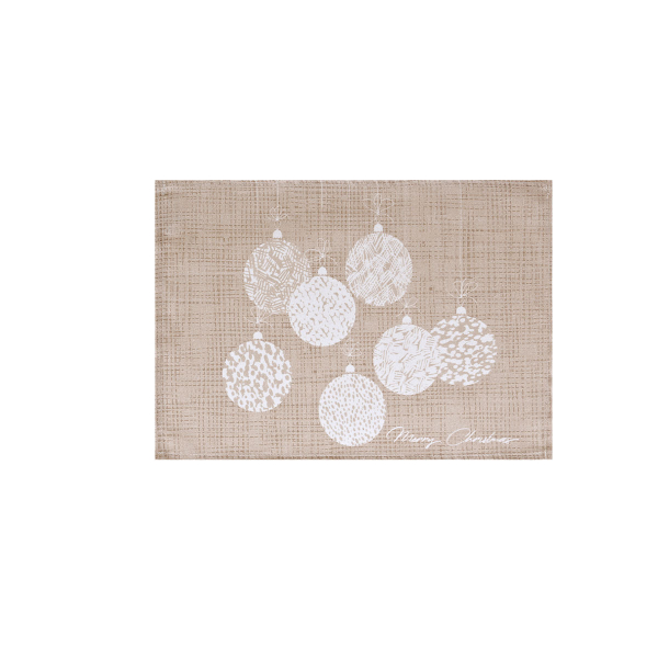 Χριστουγεννιάτικα Σουπλά (Σετ 4τμχ) Kentia Loft Snow 220