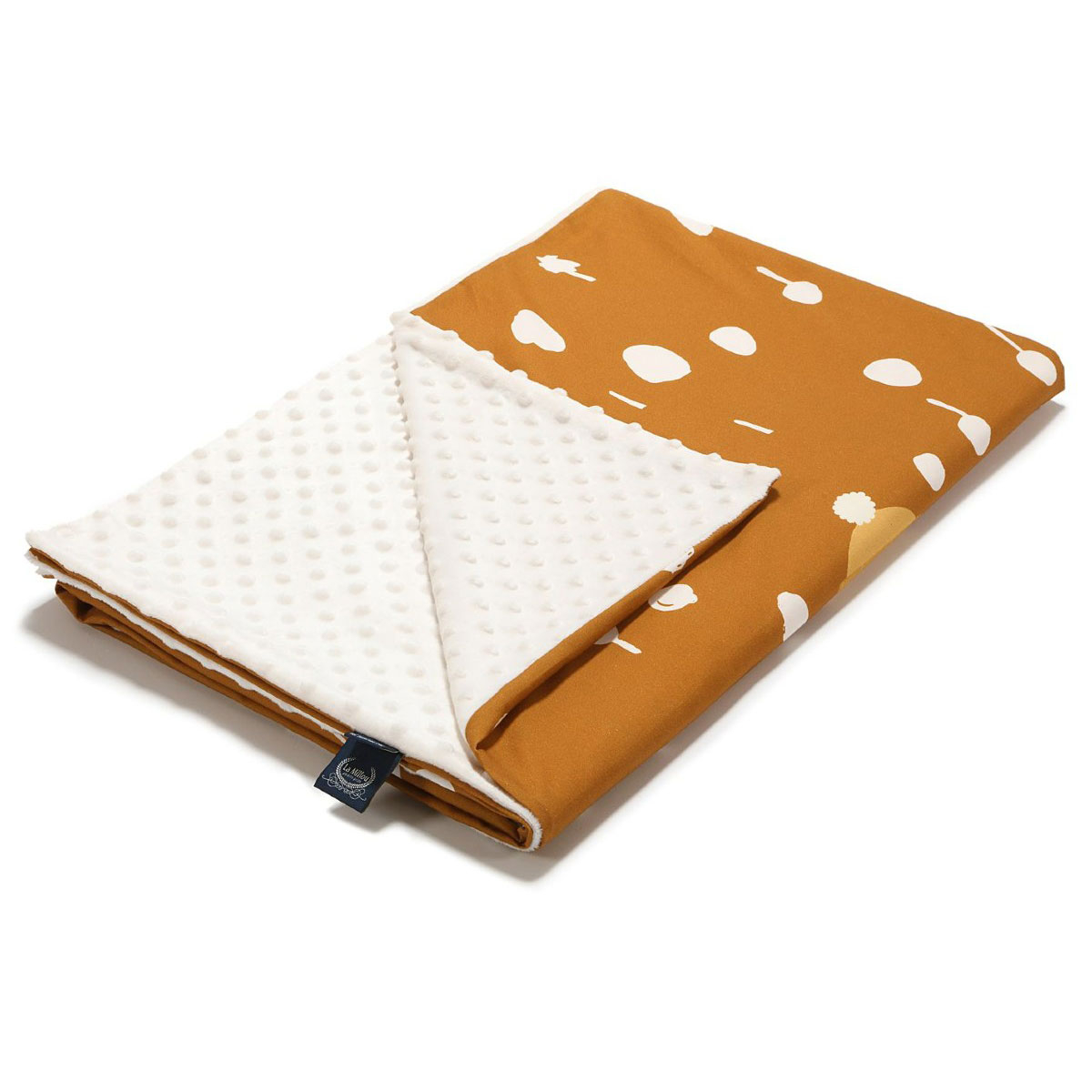 Κουβέρτα Minky Αγκαλιάς (80X100) La Millou Snowflake Sheela Ecru Home Βρεφικά Προίκα Μωρού Κουβέρτες Βρεφικές Fleece Spitishop
