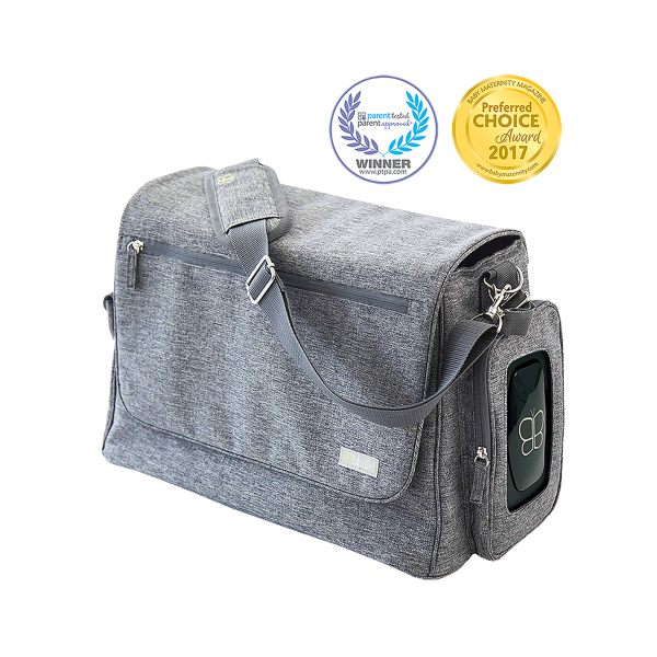 Τσάντα Αλλαξιέρα Με 4 Αξεσουάρ Bbluv Ultra Heather Grey