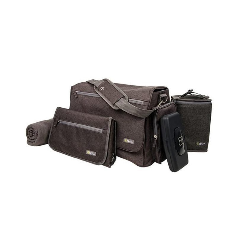 Τσάντα Αλλαξιέρα Με 4 Αξεσουάρ Bbluv Ultra Heather Charcoal