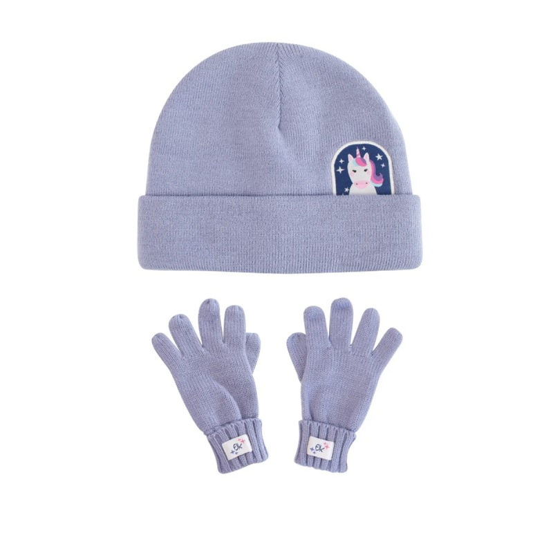 Σκουφάκι + Γαντάκια (Σετ) FlapjackKids Unicorn Medium