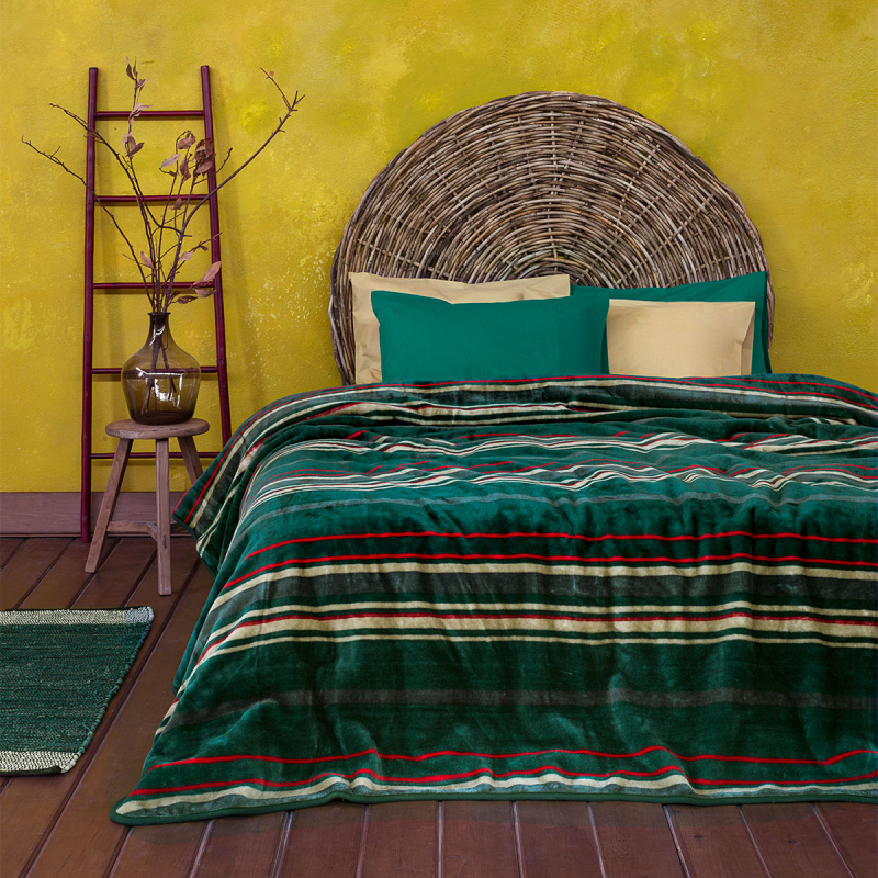 Κουβέρτα Βελουτέ Υπέρδιπλη (220x240) Nima Bed Linen Tinsel