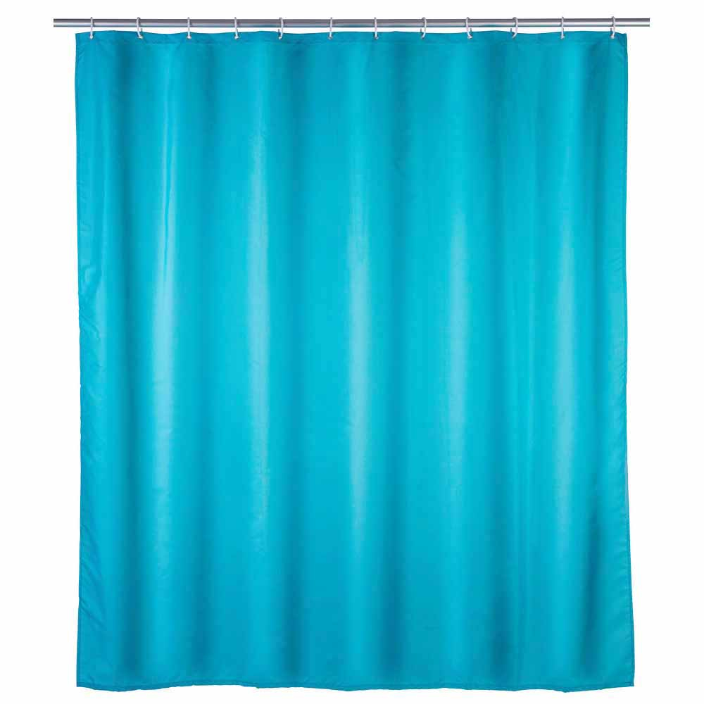 Κουρτίνα Μπάνιου Αντιμουχλική (180×200) Wenko Plain Light Blue 2