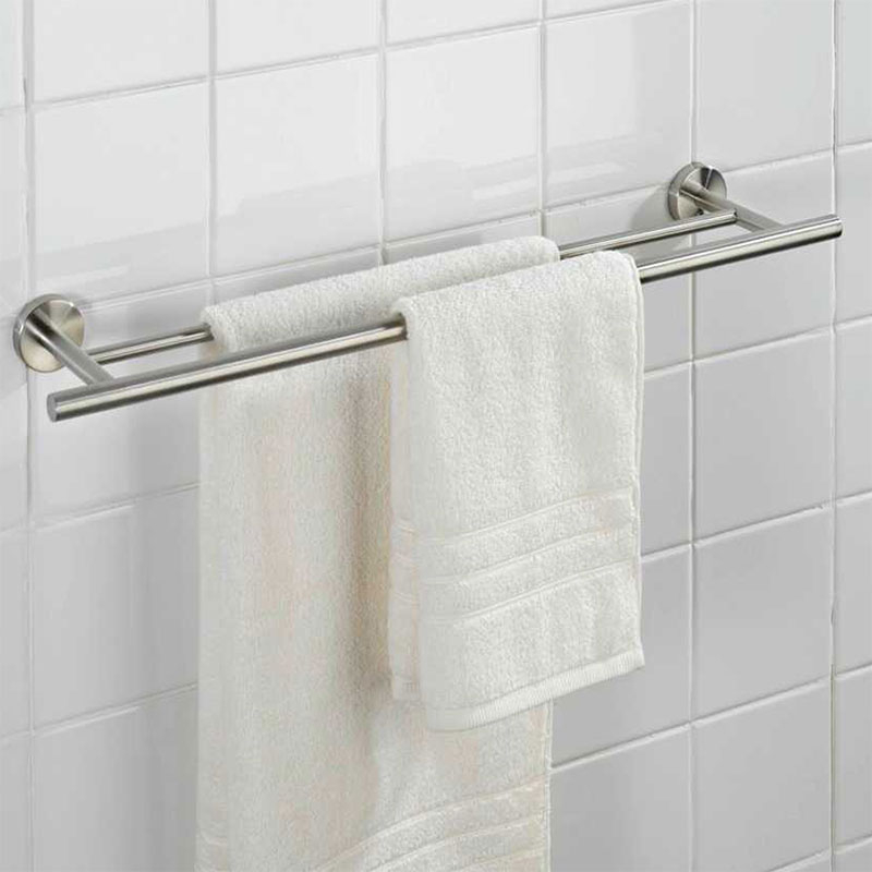 Κρεμάστρα Μπάνιου Διπλή Για Πετσέτες (60x14x5.5) Wenko Bosio 19616100